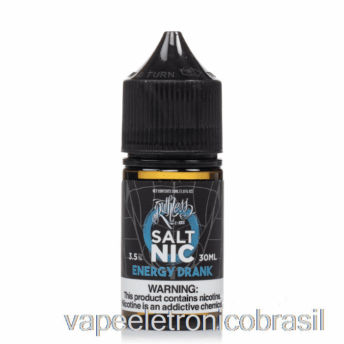 Vape Recarregável Energético Bebido - Sais Implacáveis ​​- 30ml 35mg